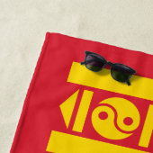 Vlag van Mongolië Strandlaken (In situ)