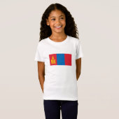 Vlag van Mongolië T-shirt (Voorkant volledig)