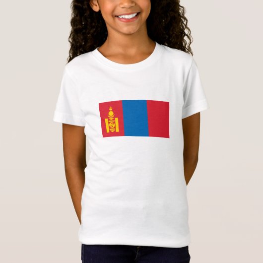 Vlag van Mongolië T-shirt (Voorkant)