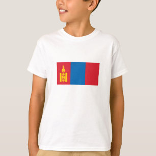 Vlag van Mongolië T-shirt