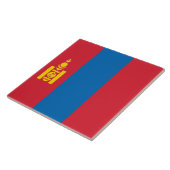 Vlag van Mongolië Tegeltje (Zijkant)