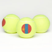 Vlag van Mongolië Tennisballen (Multi)