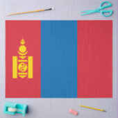 Vlag van Mongolië Tissuepapier (Craft)