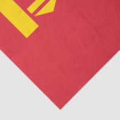 Vlag van Mongolië Tissuepapier (Detail)