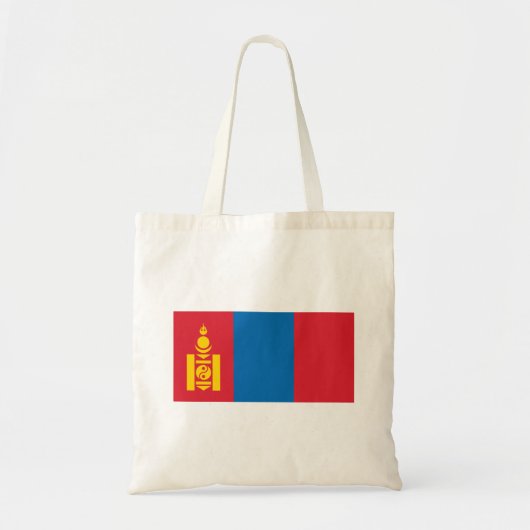 Vlag van Mongolië Tote Bag (Voorkant)