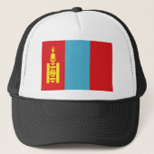 Vlag van Mongolië Trucker Pet (Voorkant)