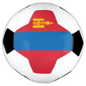 Vlag van Mongolië Voetbal (Gedraaid)