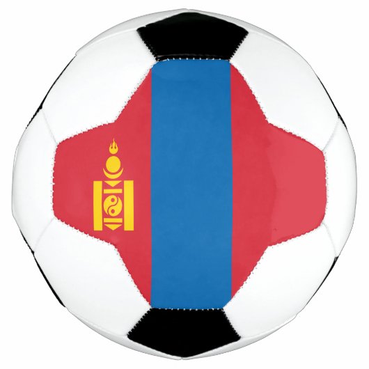 Vlag van Mongolië Voetbal (Voorkant)