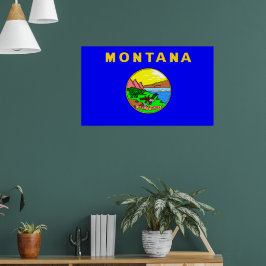 Vlag van Montana, Big Sky Country, Poster