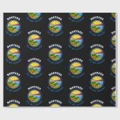 Vlag van MONTANA BIG SKY STATE Cadeaupapier (Vlak)