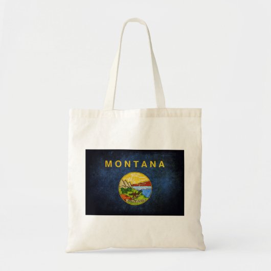 Vlag van Montana Tote Bag (Voorkant)