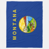 Vlag van Montana (VS-staat) Fleece Deken (Voorkant)