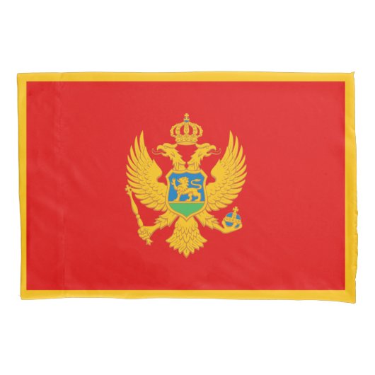Vlag van Montenegro Kussensloop (Voorkant)