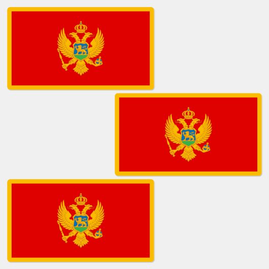 Vlag van Montenegro Labels (Groep)