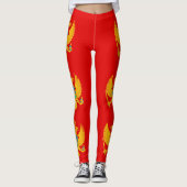 Vlag van Montenegro Leggings (Voorkant)
