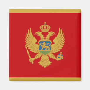 Vlag van Montenegro Magnet