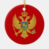 Vlag van Montenegro Ornament (Voorkant)