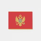 Vlag van Montenegro Post-it® notes (Voorkant)