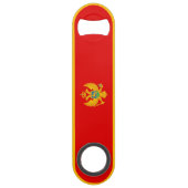 Vlag van Montenegro Speed Flessenopener (Achterkant)