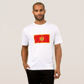 Vlag van Montenegro T-shirt (Voorkant volledig)