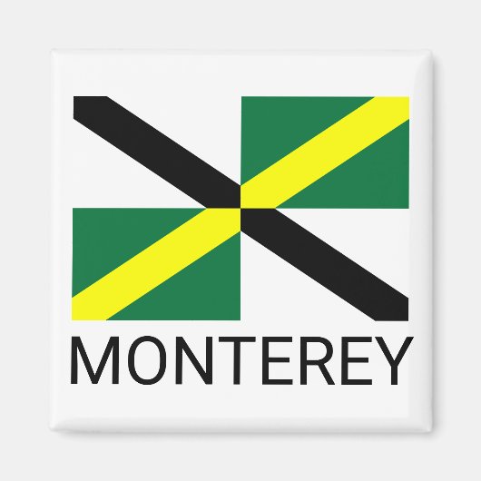 Vlag van Monterey, Californië Magneet (Voorkant)