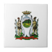 Vlag van Monterrey, Nuevo León - MEXICO Tegeltje (Voorkant)