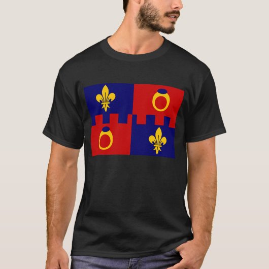 Vlag van Montgomery County MD t shirt (Voorkant)