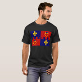 Vlag van Montgomery County MD t shirt (Voorkant volledig)