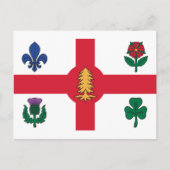 Vlag van Montreal, Briefkaart Quebec (Voorkant)