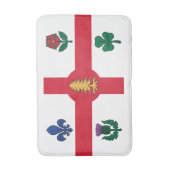 Vlag van Montreal, Quebec Badmat (Voorkant Verticaal)