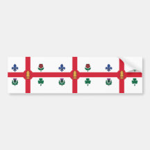 Vlag van Montreal (Quebec, Canada)