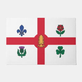Vlag van Montreal (Quebec, Canada) Deurmat