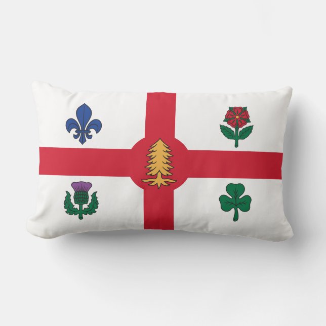 Vlag van Montreal (Quebec, Canada) Kussen (Voorkant)