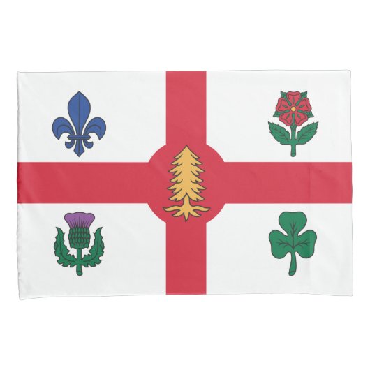 Vlag van Montreal (Quebec, Canada) Kussensloop (Voorkant-Rechts)