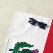 Vlag van Montreal (Quebec, Canada) Strandlaken (In situ)