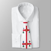 Vlag van Montreal (Quebec, Canada) Stropdas (Gebonden)