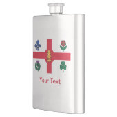Vlag van Montreal, Quebec Flask Flacon (Links)