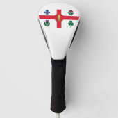 Vlag van Montreal, Quebec Golfheadcover (Voorkant)