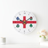 Vlag van Montreal, Quebec Grote Klok (Huis)