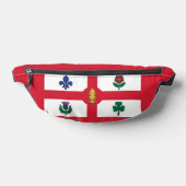 Vlag van Montreal, Quebec Heuptasje (Liggend)