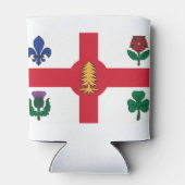 Vlag van Montreal, Quebec-Koelbox Blikjeskoeler (Achterkant)
