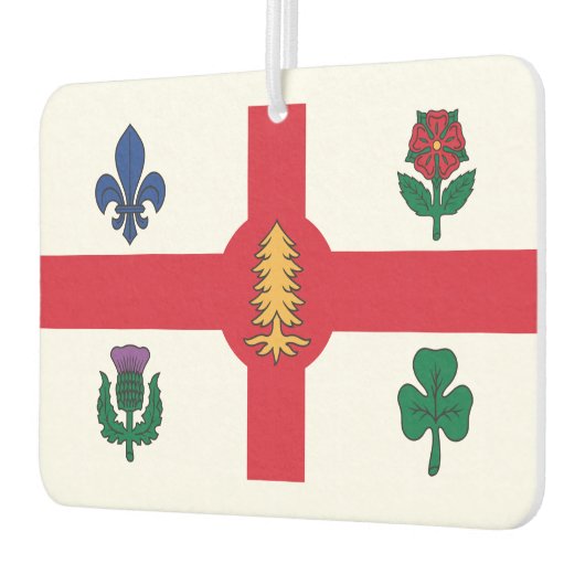 Vlag van Montreal, Quebec Luchtverfrisser (Links)