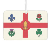 Vlag van Montreal, Quebec Luchtverfrisser (Voorkant)