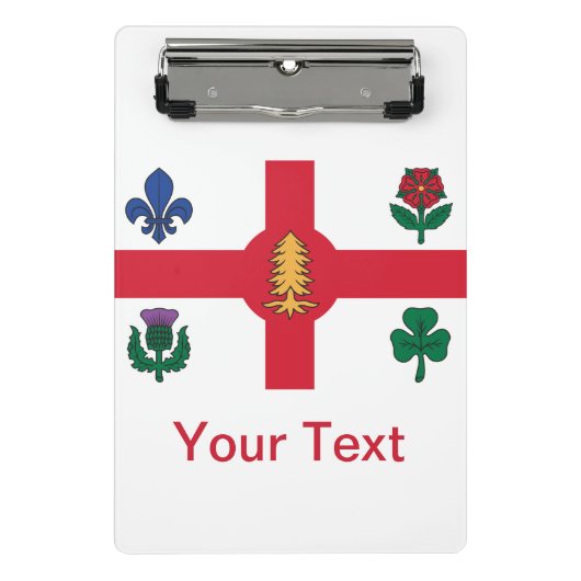 Vlag van Montreal, Quebec Mini Clipboard Klembord (Voorkant)