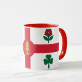 Vlag van Montreal, Quebec Mok (Voorkant rechts)