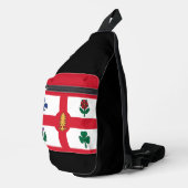 Vlag van Montreal, Quebec Sling Bag (Rechterhoek)