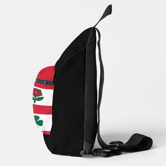Vlag van Montreal, Quebec Sling Bag (Rechts)
