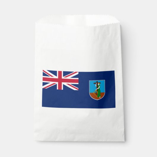 Vlag van Montserrat Bedankzakje (Voorkant)