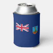 Vlag van Montserrat Blikjeskoeler (Blikje Achterkant)