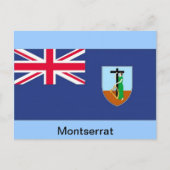 Vlag van Montserrat Briefkaart (Voorkant)